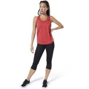 Reebok Performance Mesh Muskelshirt Damen - Rot - DE 348-SBU